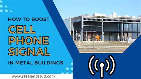 how to increase cell signal inside a metal house|boost cell signal in metal building.